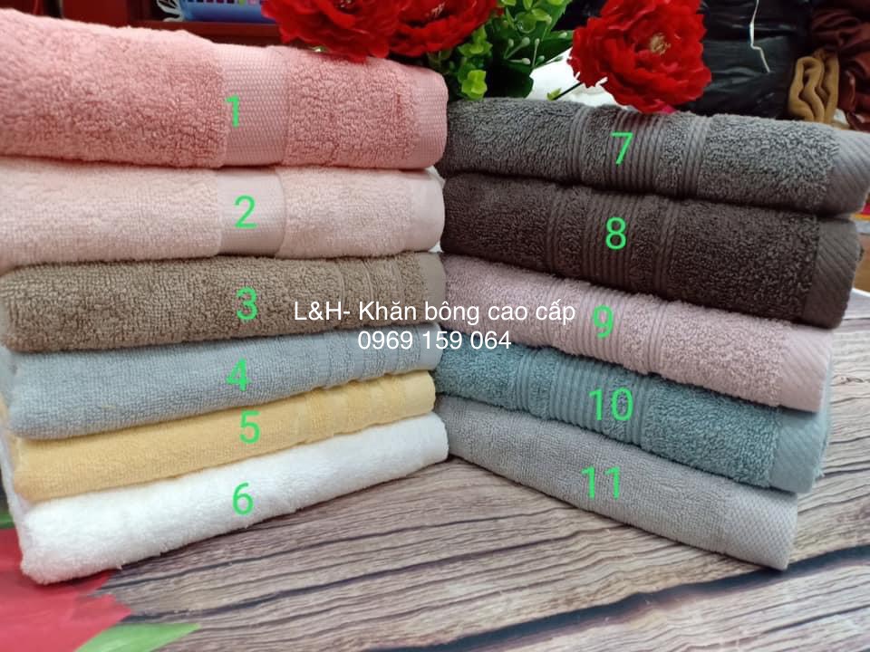 Khăn gội xuất dư Châu Âu lỗi viền, KT 40x80cm