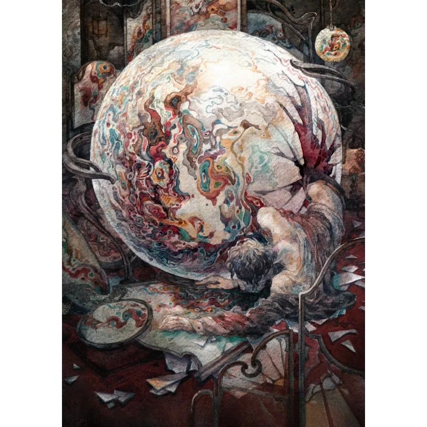 Set 3 Postcard Địa Ngục Gương - Edogawa Ranpo - San Hô Books (Quà tặng khi mua sách)