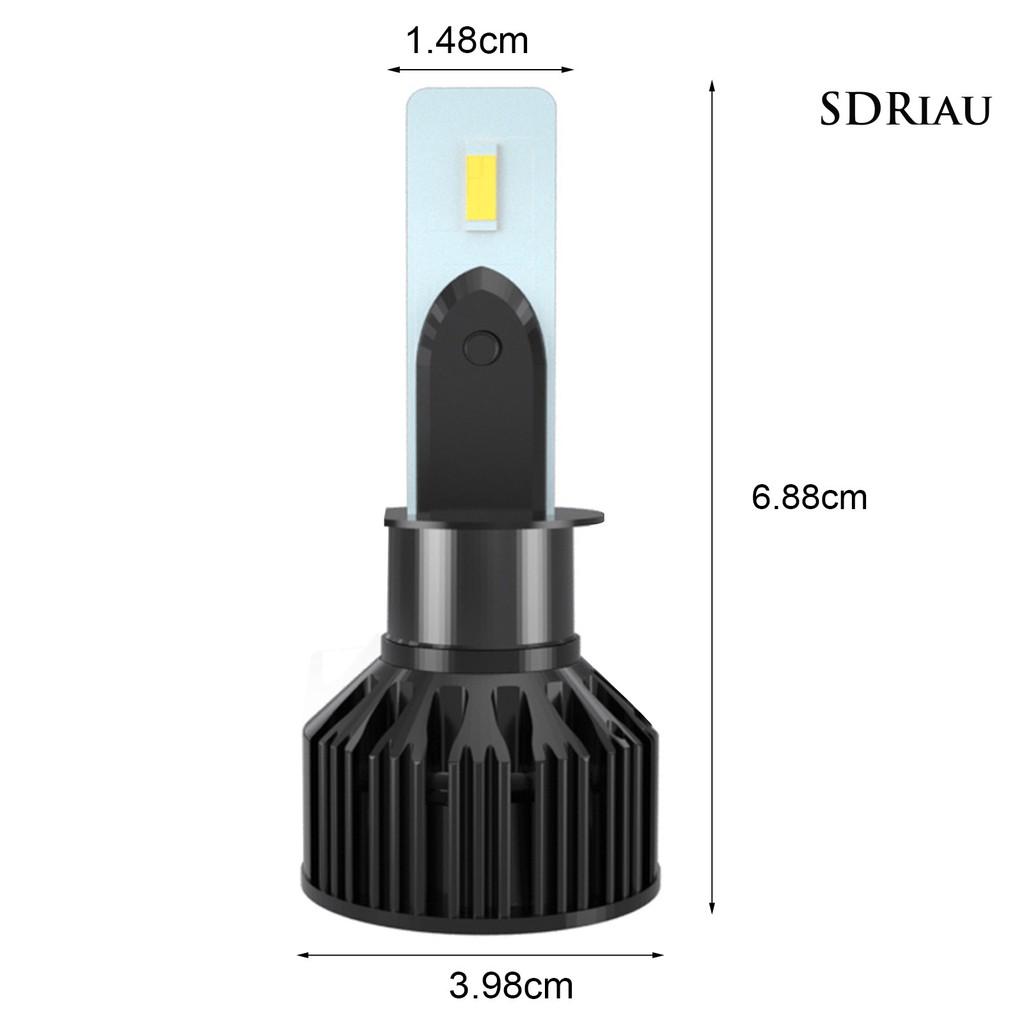 1 Cặp Đèn Pha Led Cob Siêu Sáng Cho Xe Hơi