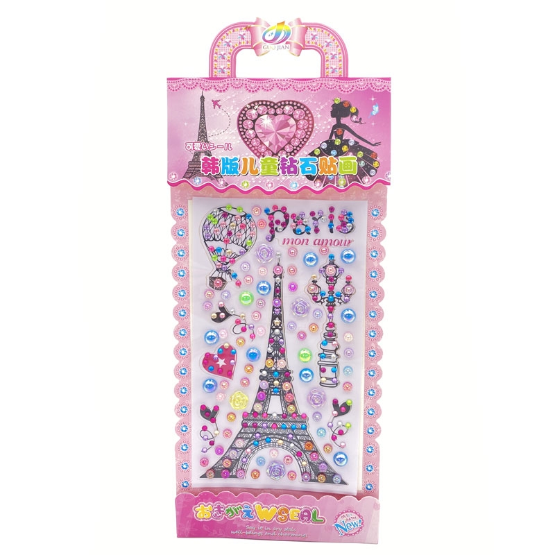 Sticker ABS150-158 - Love In Eiffel Tower (Mẫu Sản Phẩm Bên Trong Là Ngẫu Nhiên)