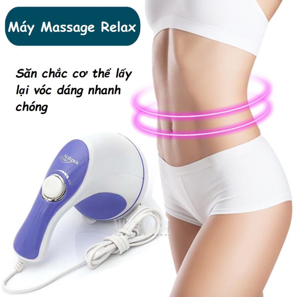 Máy Đánh Tan Mỡ Bụng Cầm Tay, Máy Massage Toàn Thân Cầm Tay Relax &amp; Spintone 5 Đầu Hàng Nhập, Giá Tốt bảo hành 1 đổi 1 z