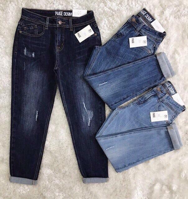 Jean baggy xước