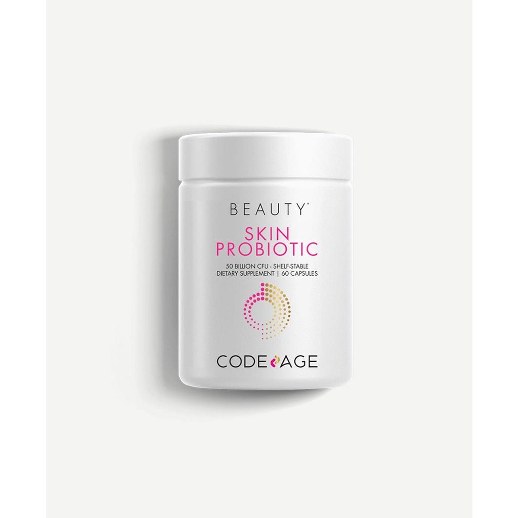 HÀNG NHẬP KHẨU - Viên Uống Code Age Beauty Skin Probiotic Lợi Khuẩn, Giảm Mụn, Khỏe Da CodeAge 60 Viên