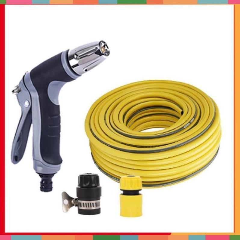 Bộ dây và vòi xịt tăng áp rửa xe tưới cây 206817 20M