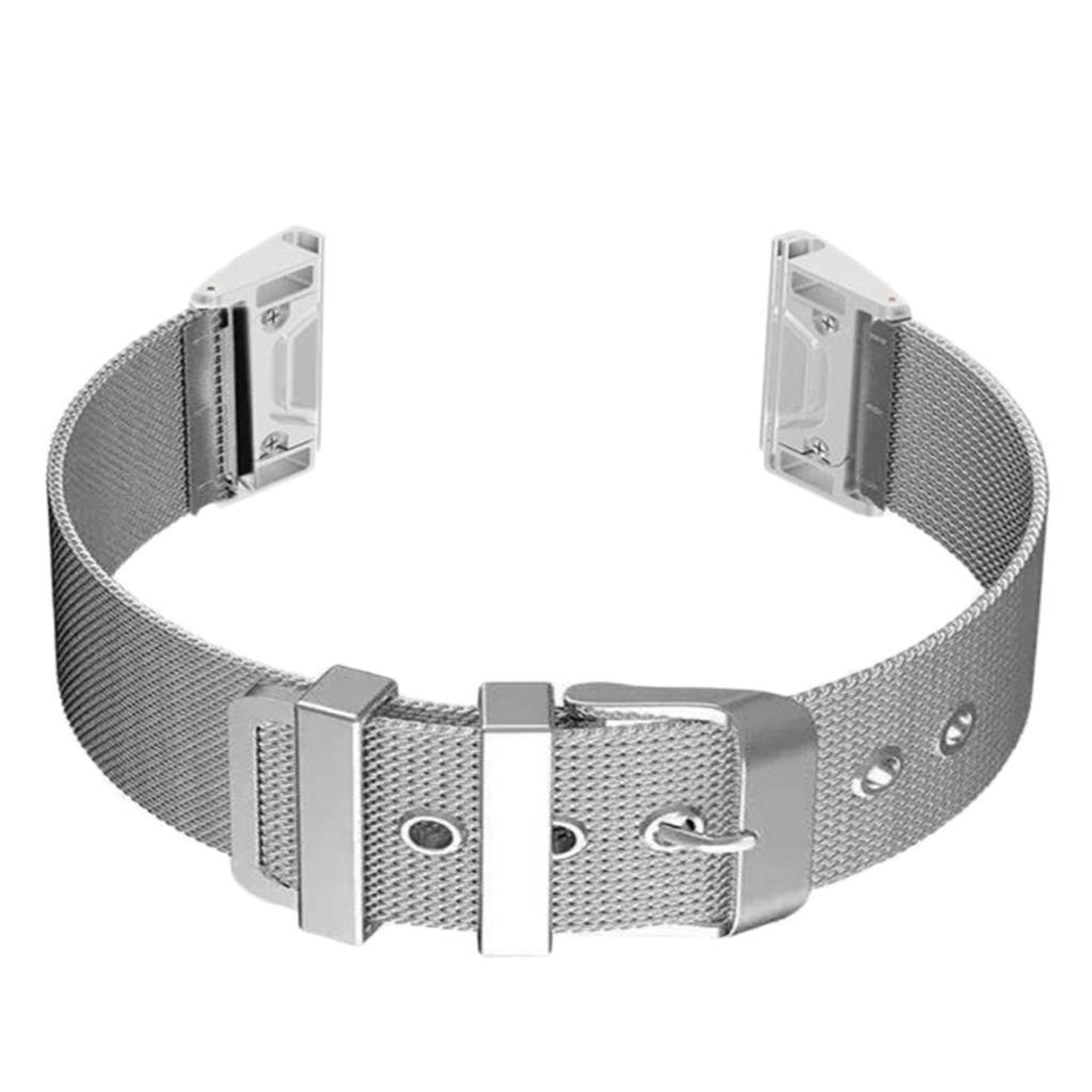 Stainless Steel 26mm Woven Strap Milanese Strap For Garmin Fenix 5X F3 F3HR