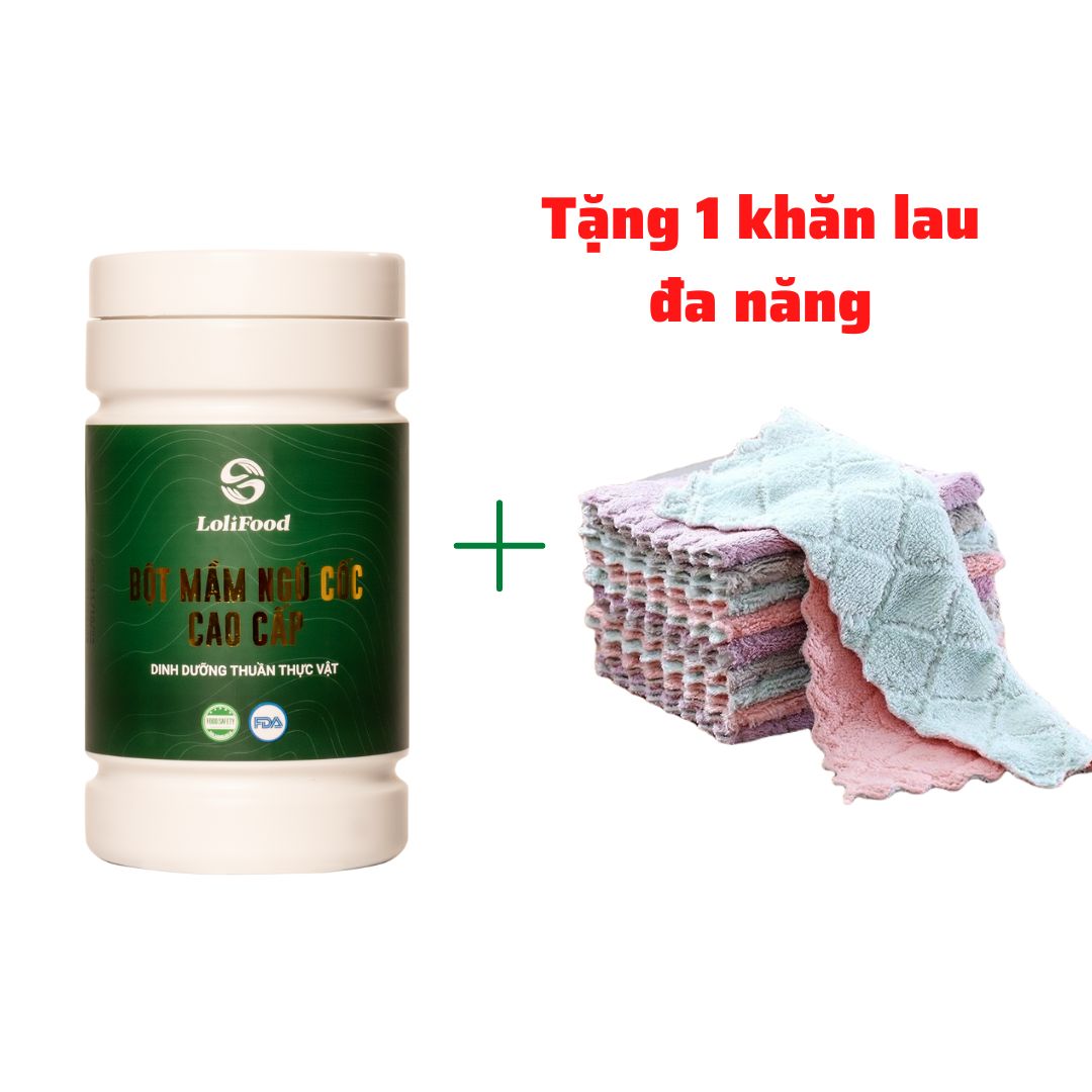 Hình ảnh Bột mầm ngũ cốc cao cấp hộp 500gr (Kèm quà tặng) -Bột ngũ cốc bổ sung năng lượng cần thiết phù hợp cho mọi đối tượng