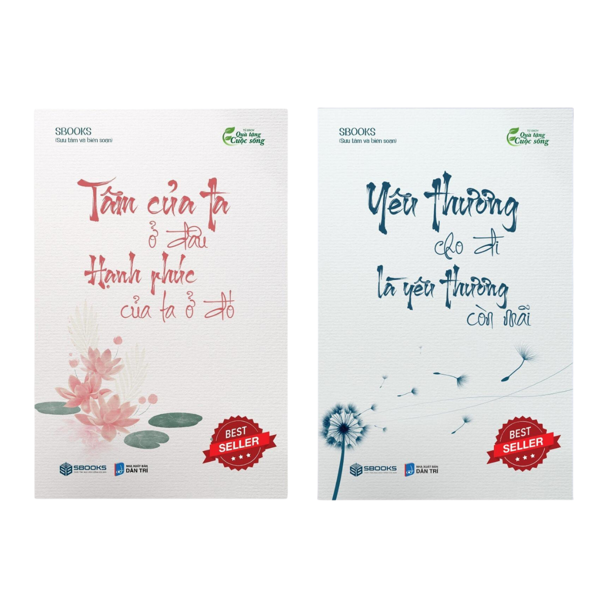 Combo 2 cuốn: TÂM CỦA TA Ở ĐÂU HẠNH PHÚC CỦA TA Ở ĐÓ + YÊU THƯƠNG CHO ĐI LÀ YÊU THƯƠNG CÒN MÃI