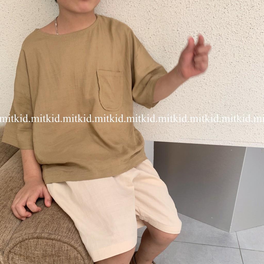 ÁO BÉ TRAICÓ SẴN, Áo chất liệu thun BASIC cho bé trai