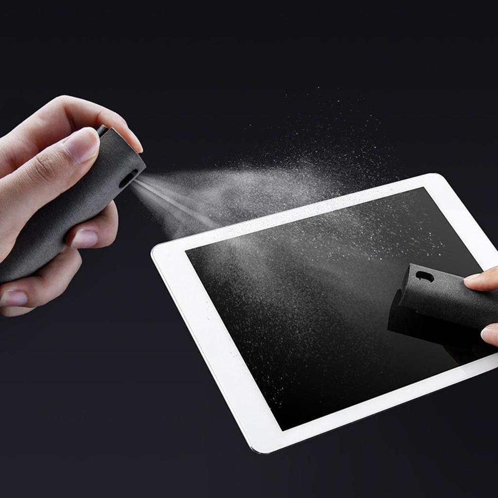 2Pcs Screen Cleaning Spray Bottle And Cloth for Laptop TV Screen