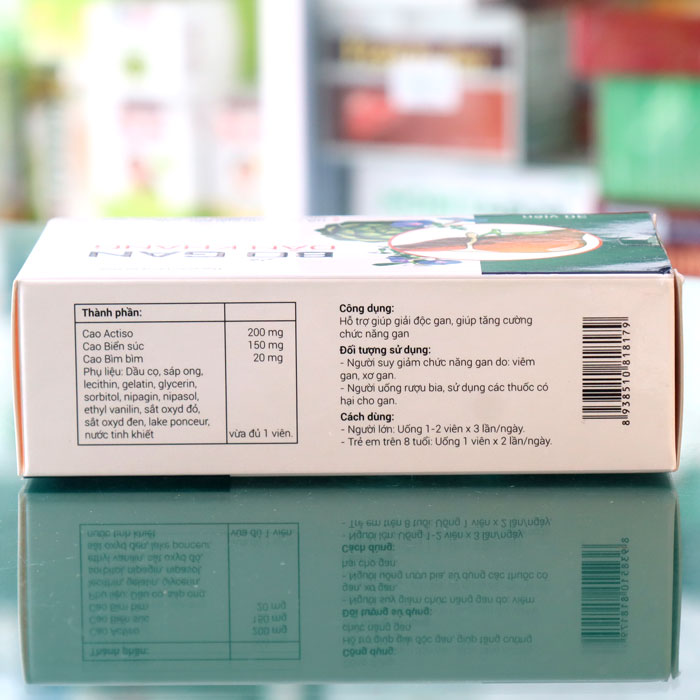 Viên Uống Giải Độc, Tăng Cường Chức Năng Gan, Bổ Gan Dân Khang