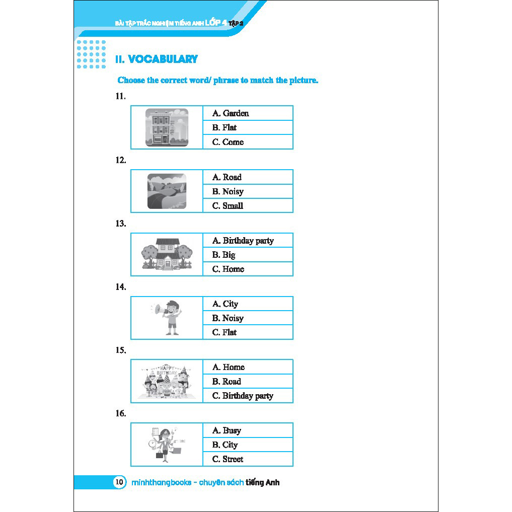 Sách GLOBAL SUCCESS - Bài Tập Trắc Nghiệm Tiếng Anh Lớp 4 Tập 2 - Có đáp án