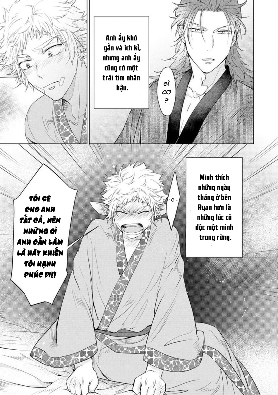 gặp gỡ em, thú nhân màu chàm trắng chapter 5 23