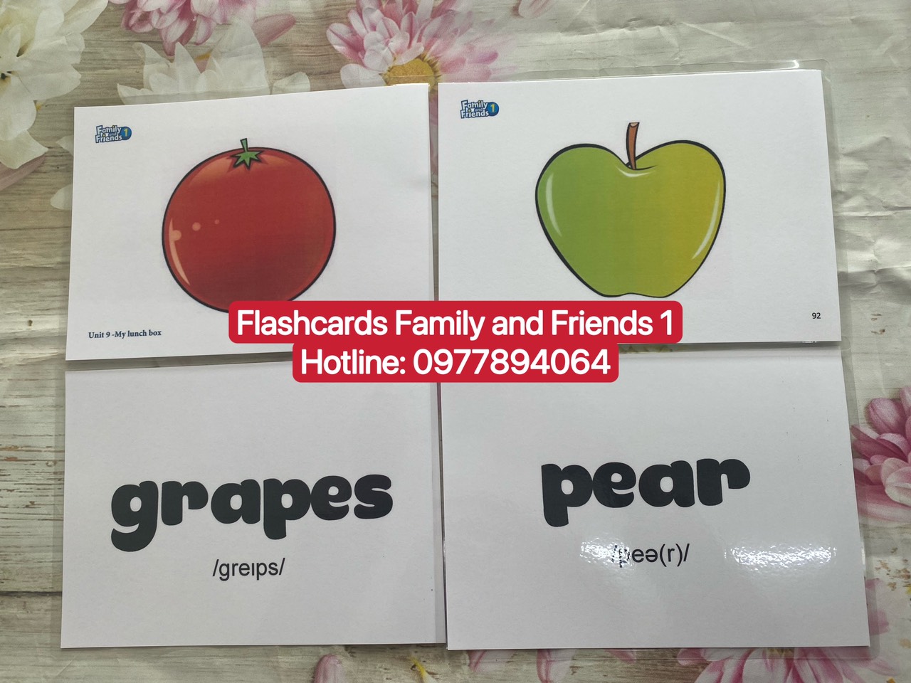 Flashcards Family and Friends 1- phiên bản 1st ( C300)