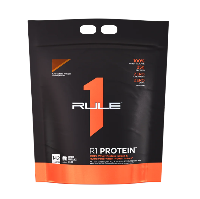 Thực phẩm tăng cơ Rule 1 Protein Isolate/Hydrolysate 9.8lb tặng bình lắc R1 Shaker