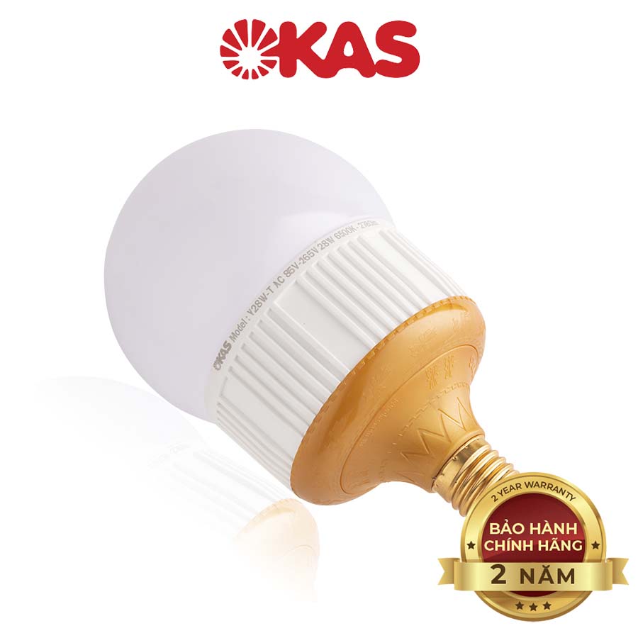 Bóng đèn LED trống đồng OKAS V28W-T công suất cao- Ánh sáng trắng