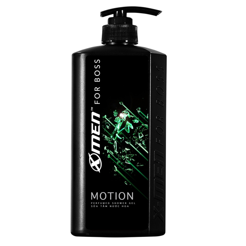 Sữa tắm nước hoa X-Men For Boss Motion - Mùi hương năng động phóng khoáng 650g