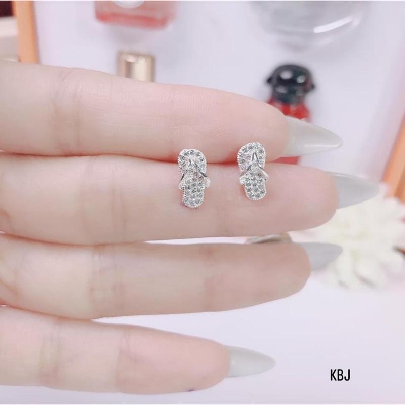 Bông tai nữ siêu xinh, chất liệu bạc ta. Sáng đẹp lung linh- Bạc Nomi