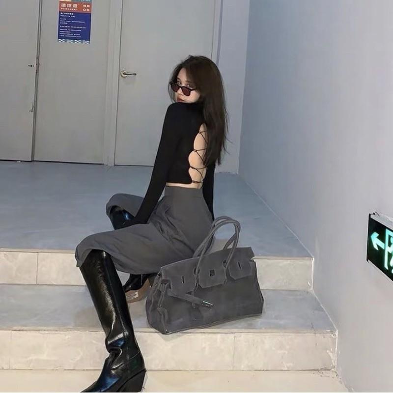 ÁO TOP ĐAN LƯNG THUN