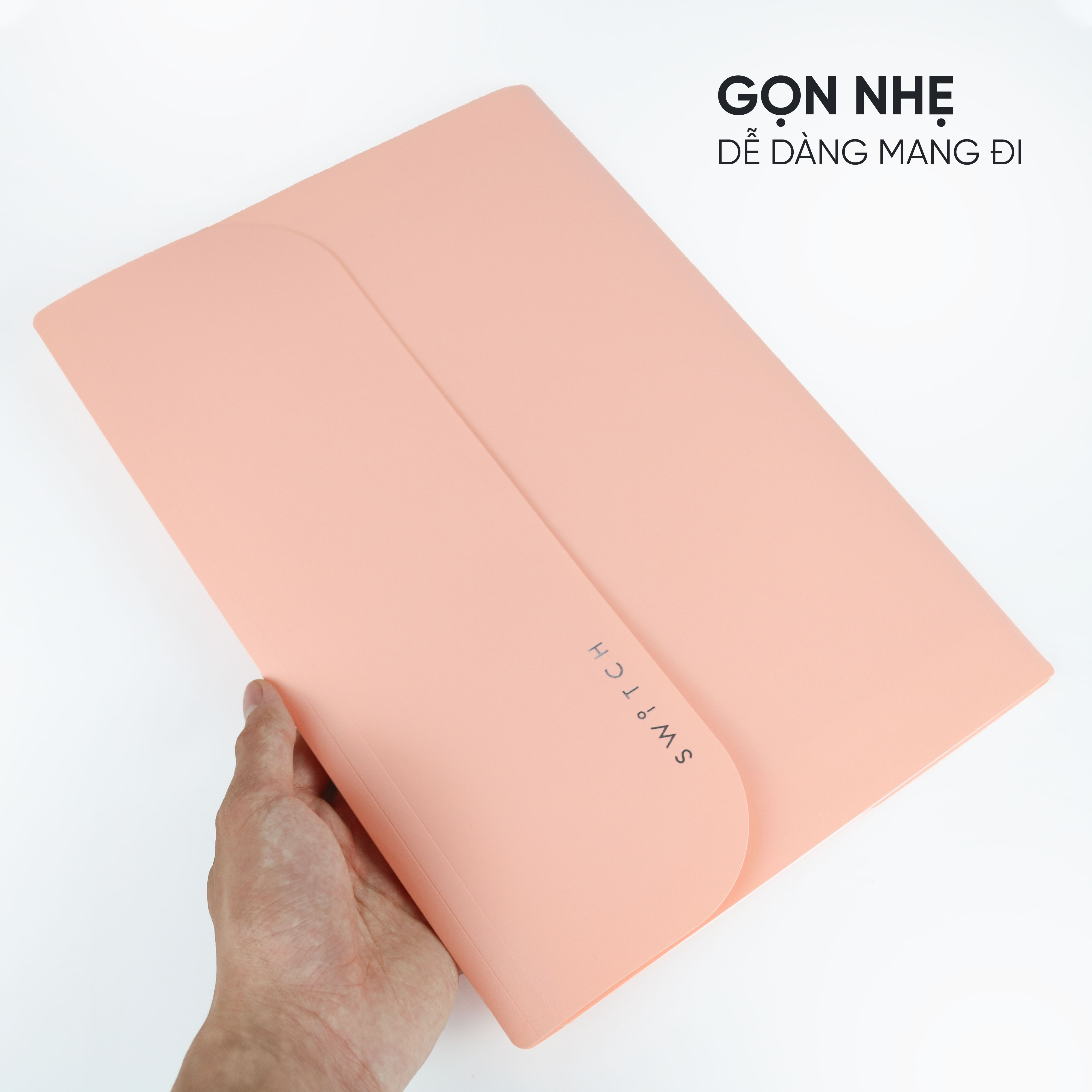 Cặp Đựng Tài Liệu A4 Nhiều Ngăn AO+ Switch ON