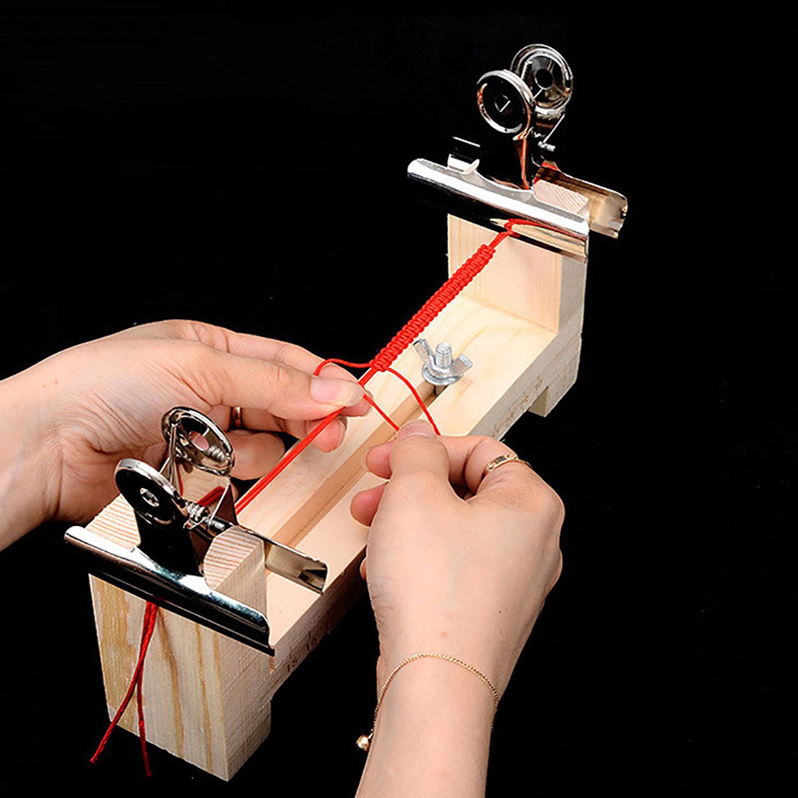 Paracord Jig Bracelet Maker, Adjustable Length, Wristband Maker Paracord Braiding Weaving DIY Crafts Kit