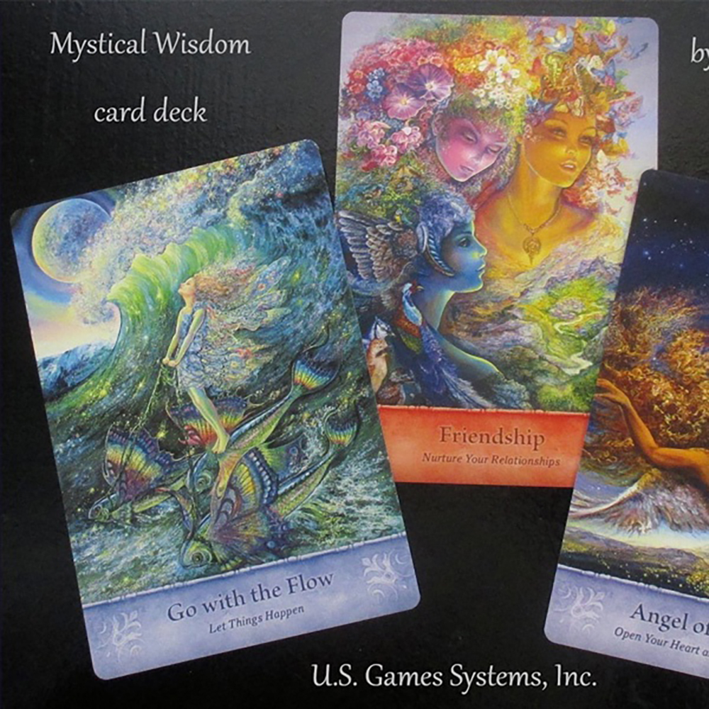 Bộ Bài Oracle Mystical Wisdom 46 Lá Bài Tặng Đá Thanh Tẩy
