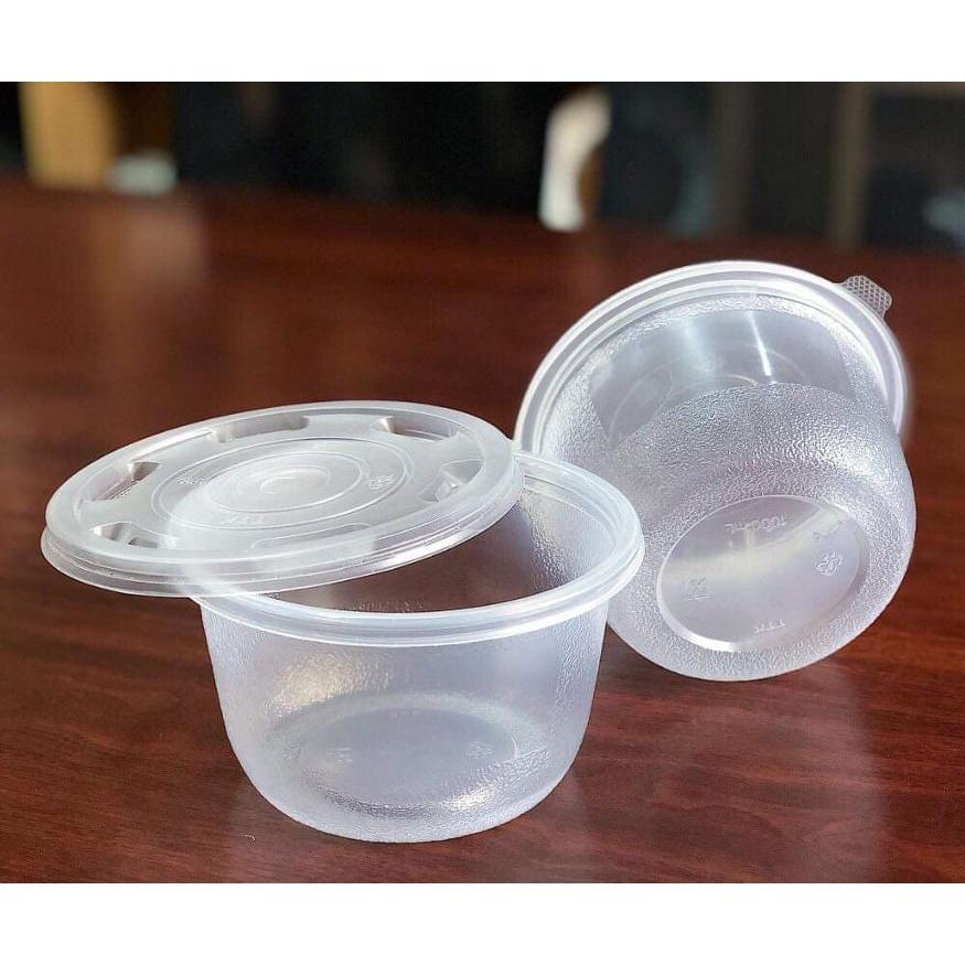 Tô nhựa, bát nhựa 1 lít đựng bún phở cháo- hàng dùng 1 lần