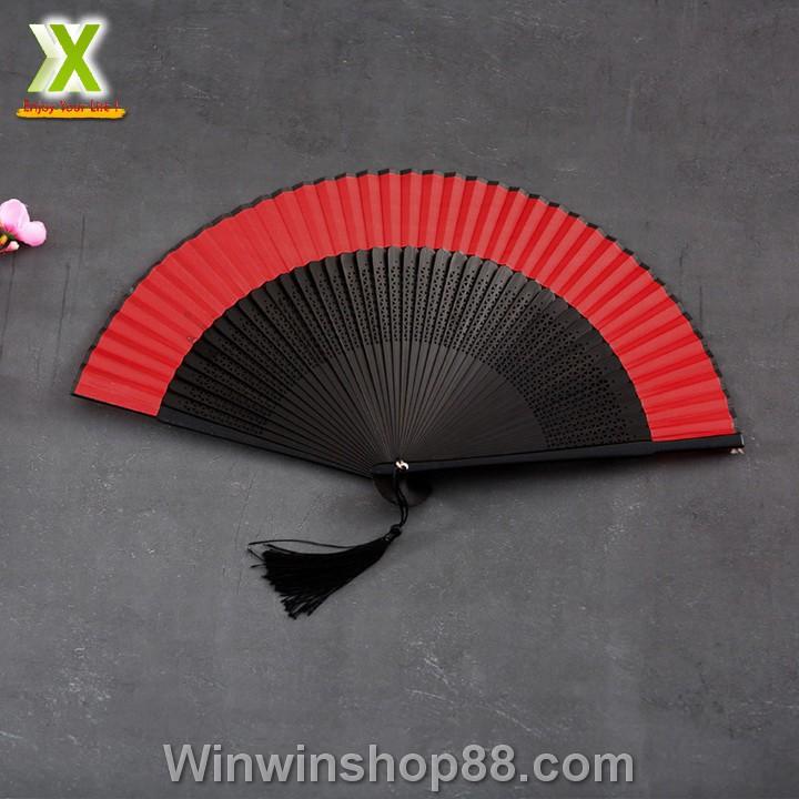 Quạt Gấp Cổ Trang Hanfu Trơn Nhật Bản - Winz.vn