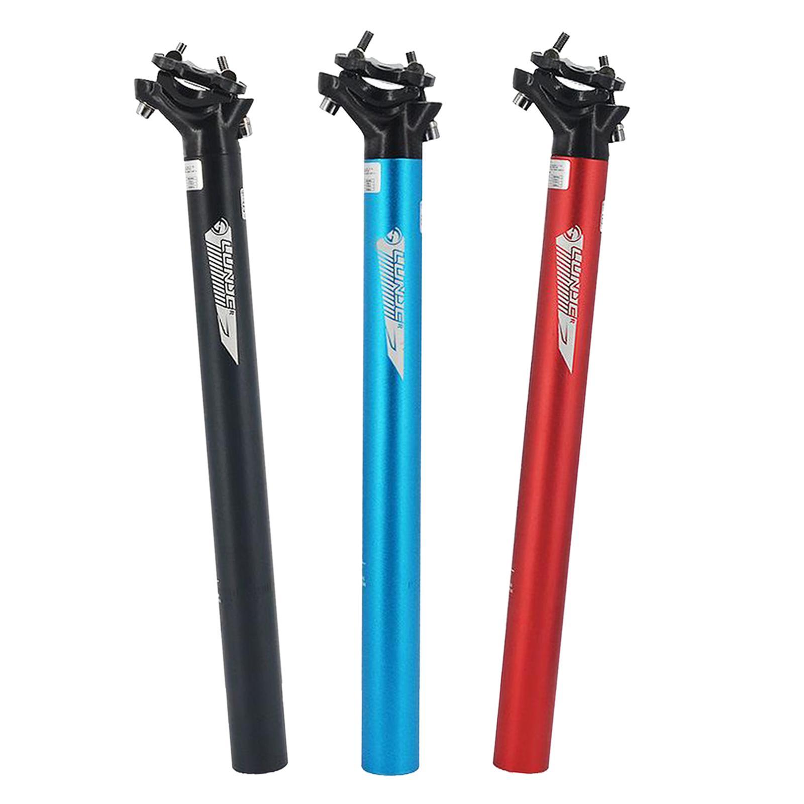 Alloy Aluminum Mountain Bike Seat Post Seatpost 27.2mm 30.9mm 31.6mm x 400mm