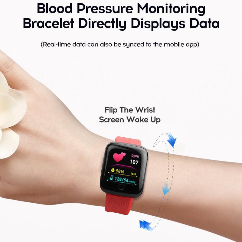 Đối với Xiaomi Bluetooth Smartwatch Đàn ông Phụ nữ Huyết áp Nhịp tim Monitor Thể thao Smartwatch Tracker Nhắc nhở Giám sát giấc ngủ