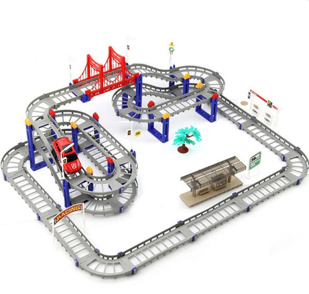 Bộ Lắp Ráp Đường Đua Ô Tô 88 Chi Tiết Cho Bé Yêu