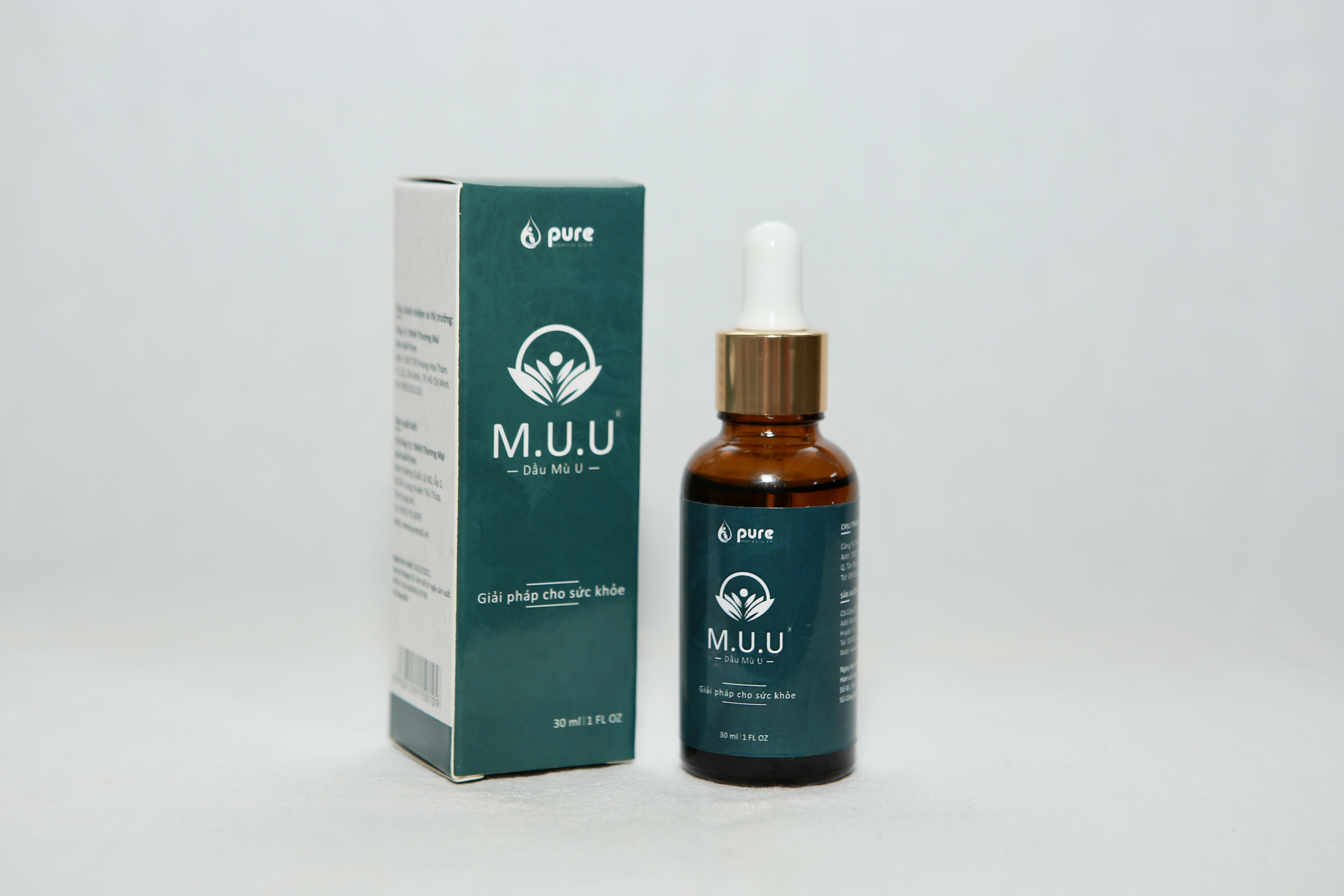 Dầu mù u M.U.U - Chăm sóc làn da - chống oxy hóa, lão hóa - Giảm bỏng, Giảm ngứa, Giảm hăm tã 30ml