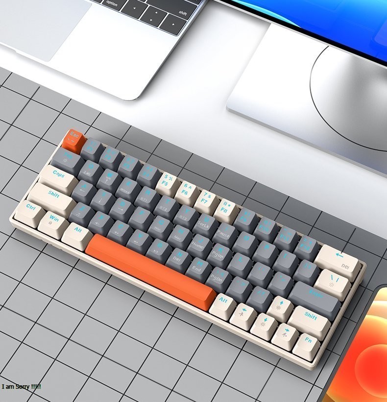 Bàn Phím Cơ Không Dây T-WOLF T30 Blue Switch - Hàng Chính Hãng