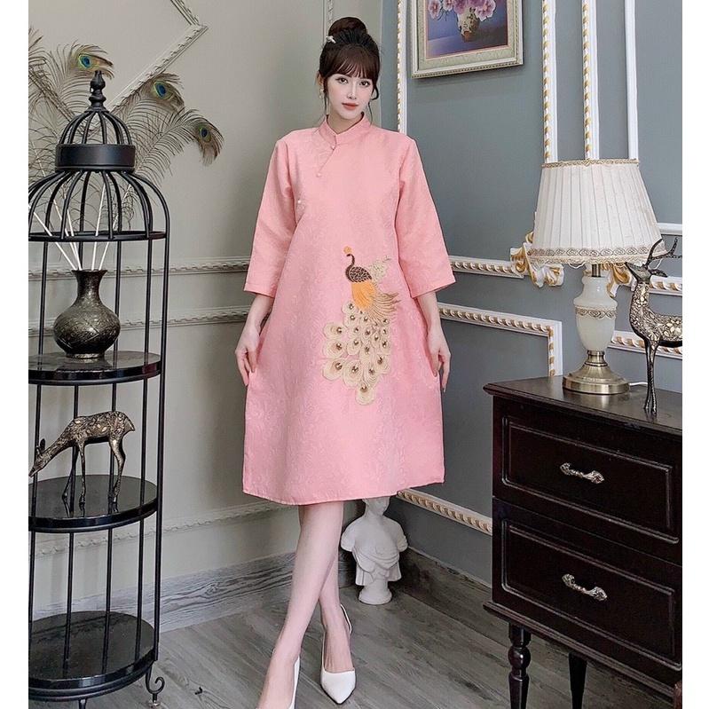 Váy bầu cách tân xinh xắn - diện tết cho mẹ bầu 45-75kg