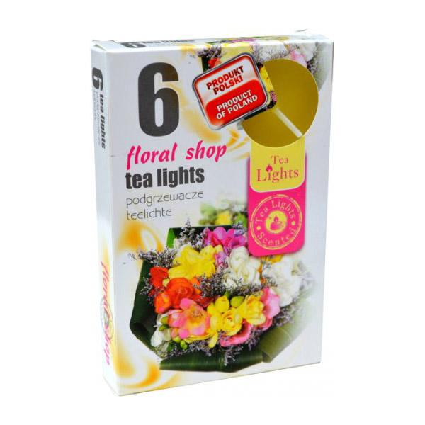 Hộp 6 nến thơm Tea lights Admit Floral shop ADM8613 (Shop hoa tươi)