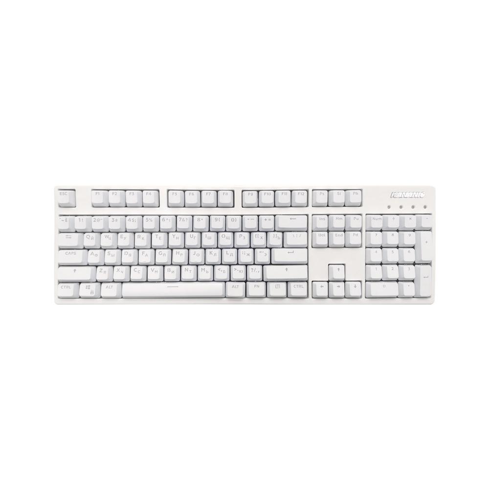 Bàn Phím Cơ Keycaps OEM Profile Nga Hàn Quốc Tây Ban Nha Pháp Bố Trí Phím ABS Trong Suốt 104 Phím Cho Anh Đào GK61