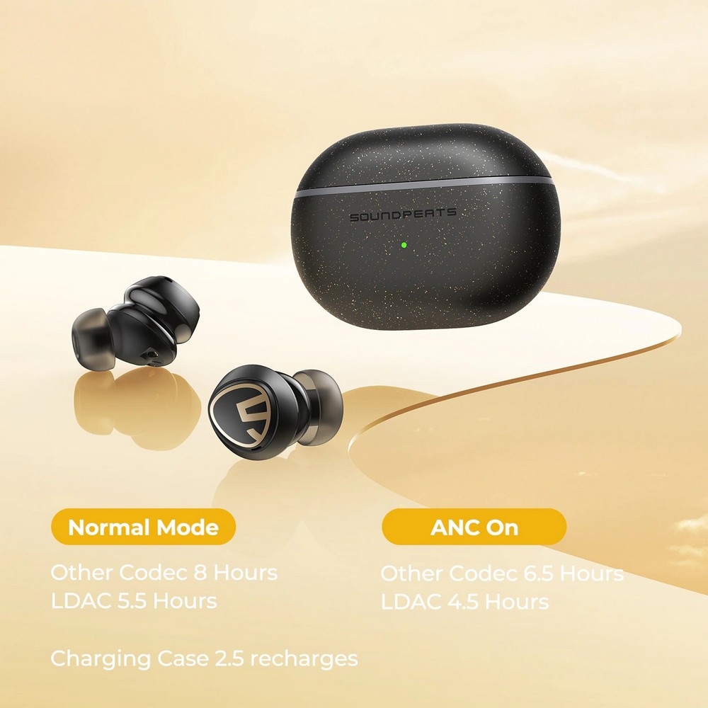 Tai Nghe Bluetooth 5.3 Soundpeats Mini Pro HS ️ Game Mode 70ms ️ Hi Res Audio LDAC ️ Pin 8h ️ Hỗ trợ app - Hàng nhập khẩu chính hãng