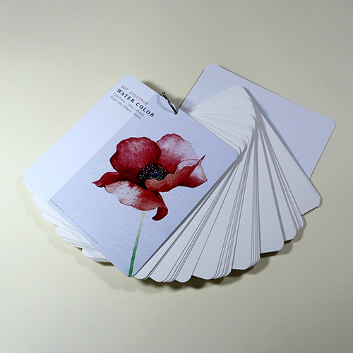 Giấy vẽ màu nước vẽ lên màu đẹp, giấy dày 40 tờ bo 4 góc kích thước cm