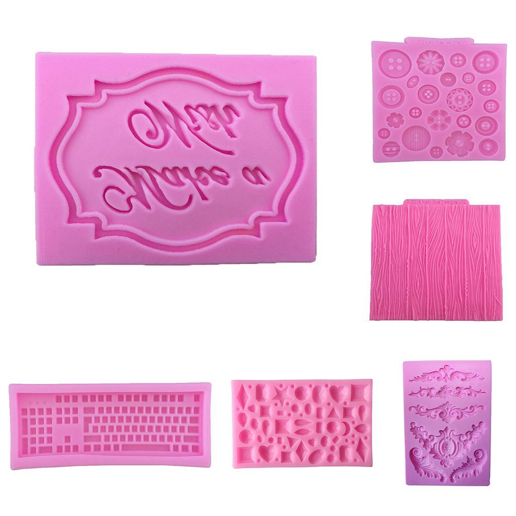Silicone Fondant Cake Sugarcraft Decorating Mould Tools Shape Decorating