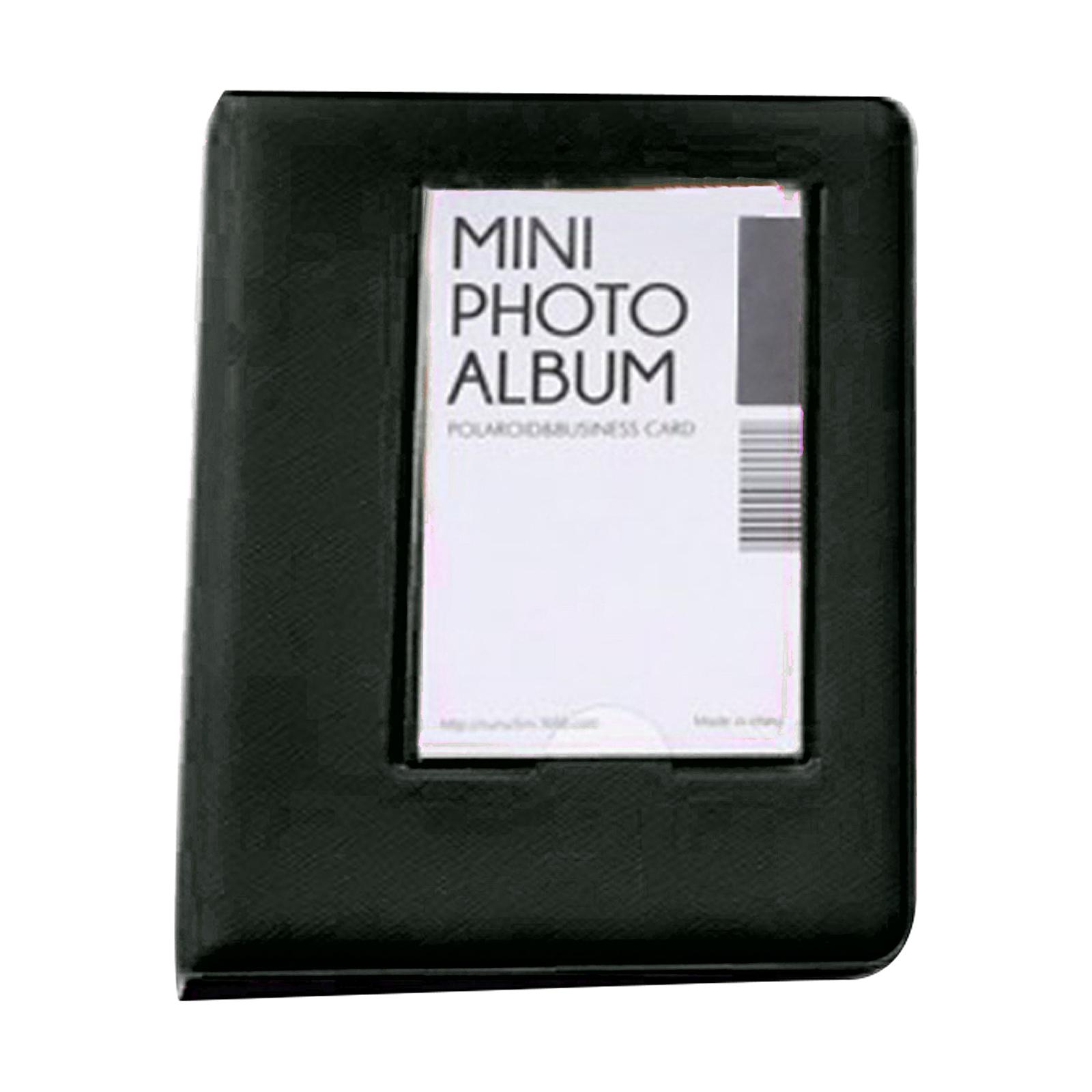 PU Leather Storage Display Book Album, 64 Photos Picture Album Army Green