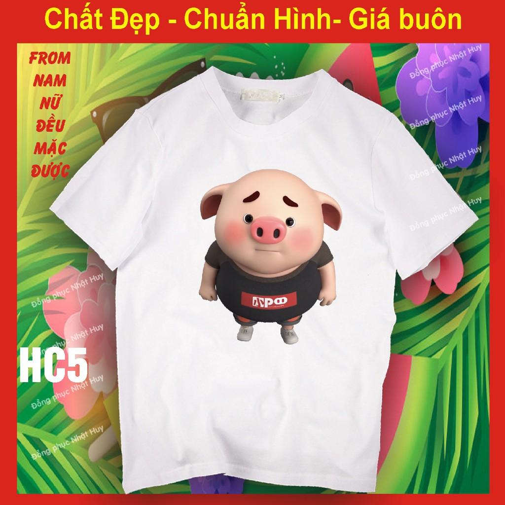Áo thun heo con ngộ nghĩnh dễ thương 2