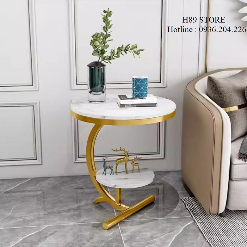 Bàn sofa, bàn trà, bàn cà phê sang trọng có thể ngồi ban công decor phòng khách gia đình
