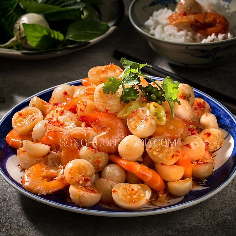 Mắm Tôm Chua Trộn Cà Pháoo Sông Hương Foods Hũ 860g