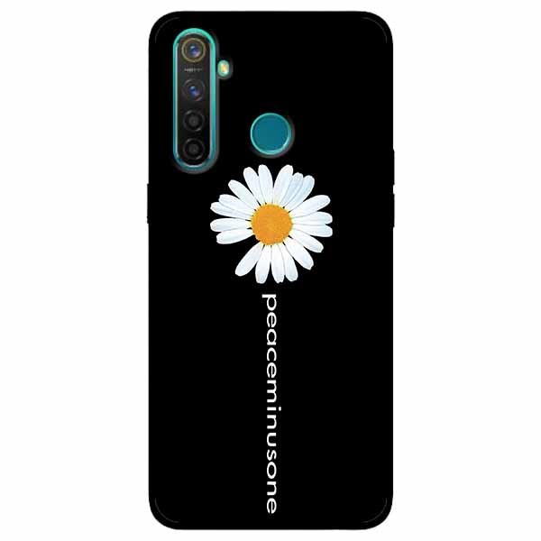 Ốp lưng in cho Realme 5, Realme 5s, Realme 5i Mẫu Cúc Chữ Dài