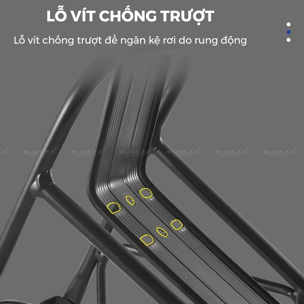 Baga Trước Xe Đạp, baga trước xe đạp Địa Hình GT-6301 chất liệu Nhôm cho Giỏ xe/hành lý Chắn Trước Phụ Kiện Đạp Xe, dành cho vị trí chờ có sẵn - Mai Lee