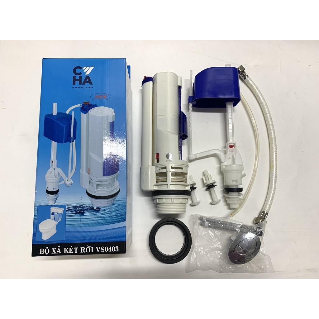 Bộ Xả 2 Nhấn Bồn Cầu Xie Xanh Hùng Anh VS0403