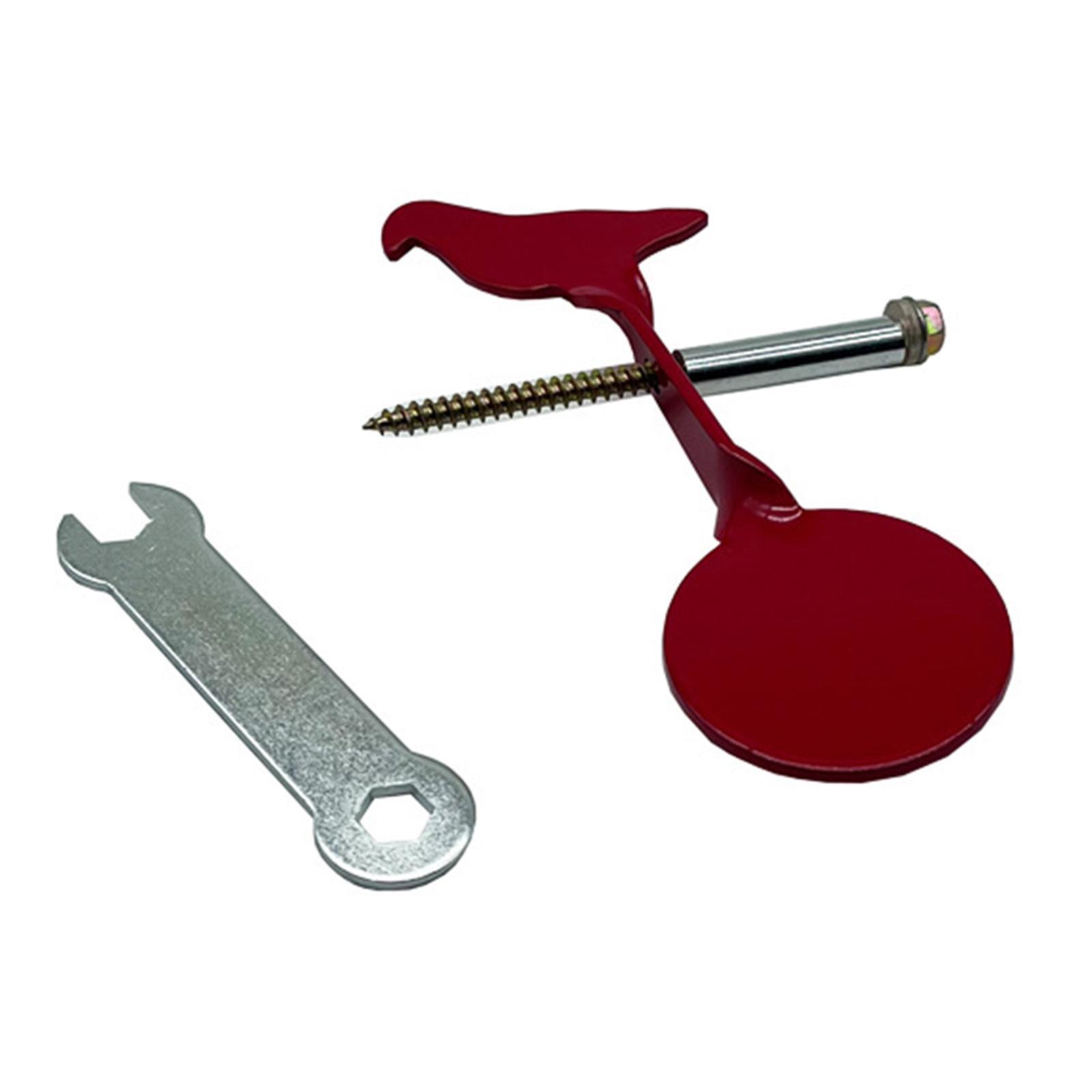 Red Bird Shape Shooting Target Auto Resetting Spinner Resetting Target for Hunting Practice