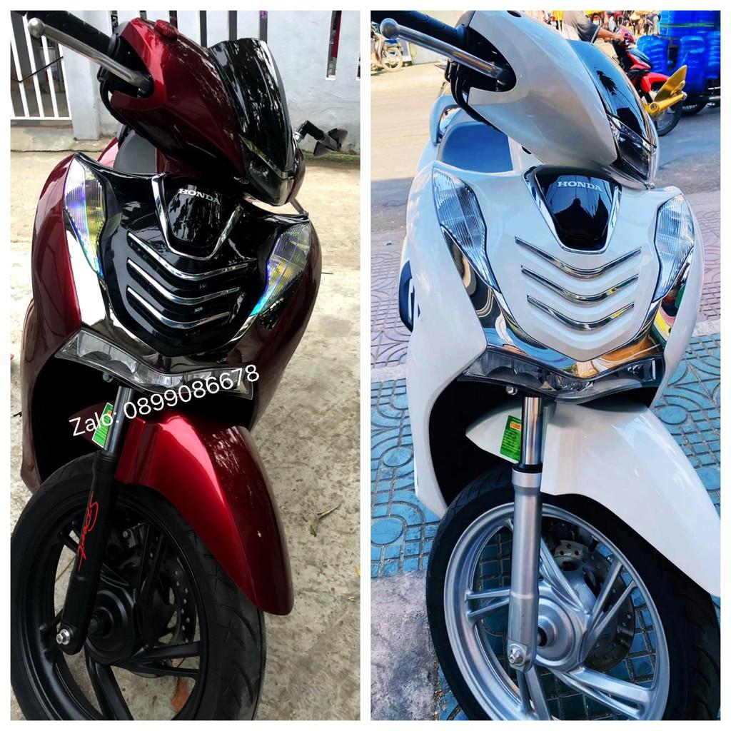 Ốp gác chân sau lớn Dành Cho Honda SH 2020, 2021, 2022 Crom, Chrome - Phụ kiện đồ chơi, ốp trang trí, bảo vệ Honda SH