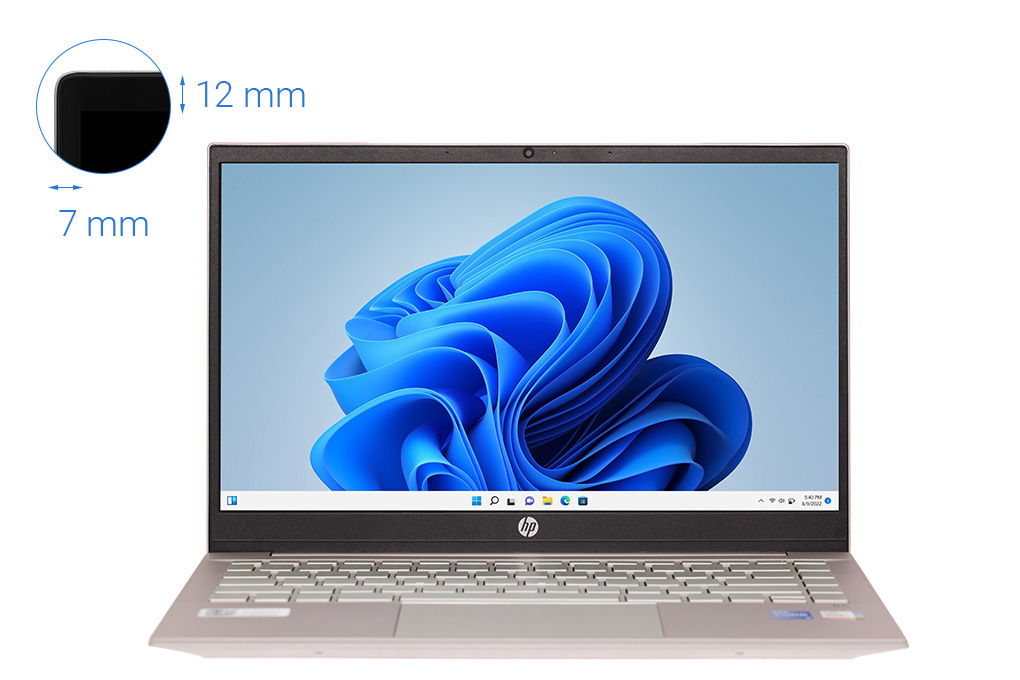 Máy Tính Xách Tay Laptop HP Pavilion 14-DV2033TU (Core i5-1235U, 8GB Ram, 512GB SSD, Intel Iris Xe, 14 inch FHD IPS, Win11H, Vàng) - Hàng Chính Hãng