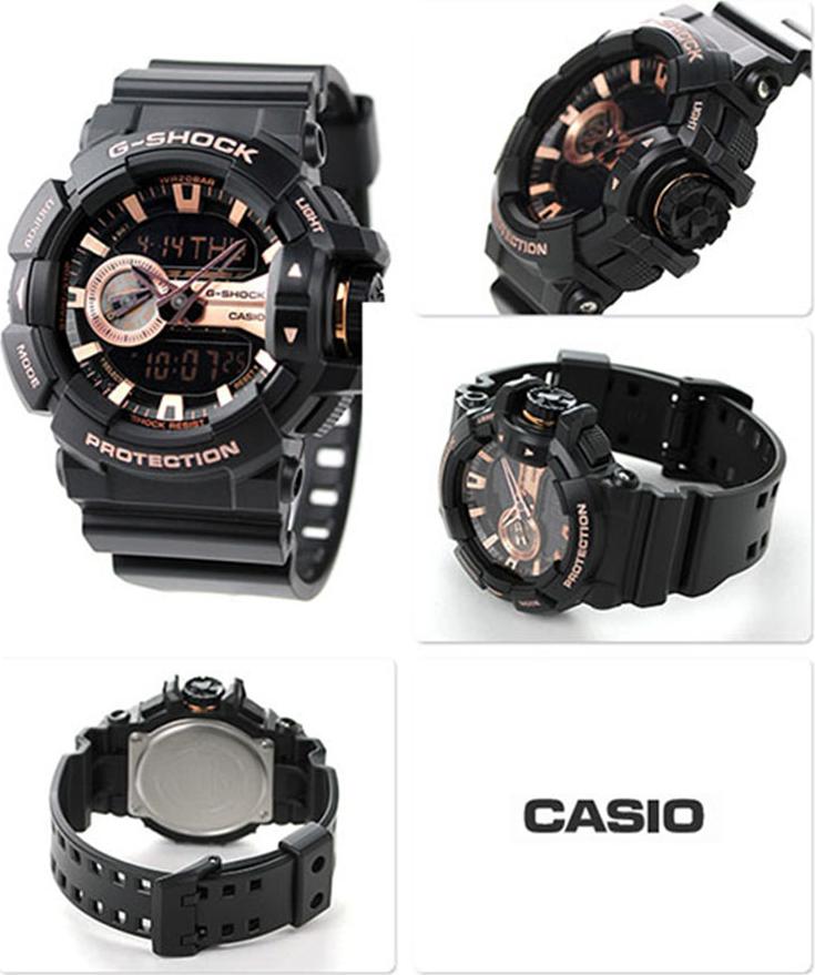 Đồng hồ nam dây nhựa Casio G-SHOCK GA-400GB-1A4DR