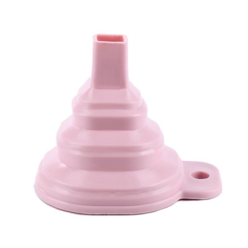 1pcs Mini Foldable Funnel Collapsible Silicone Portable Soft Home Household Liquid Dispensing Kitchen Tools Gadgets Colander